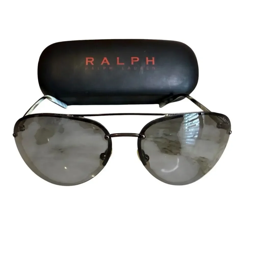 Y2K RALPH Ralph Lauren Aviator Sunglasses Gray